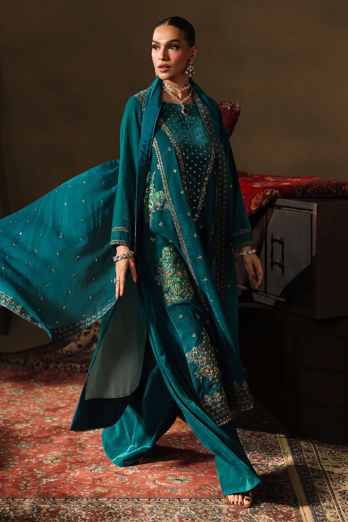 Charizma | Signora Velvet 25 | CVT5-07 by Charizma - Designer Dress  - Type : Ladies Clothes - Available at Libayah - 100% Original 