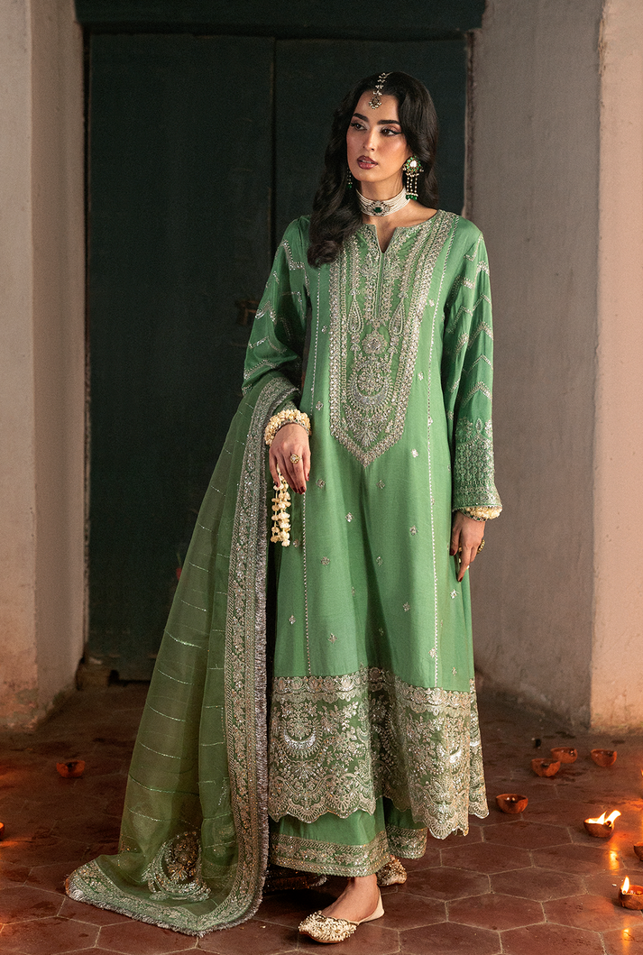 Saad Shaikh | Singhar Premium Silk 26 | AIRA by Saad Shaikh - Designer Dress  - Type : Ladies Clothes - Available at Libayah - 100% Original 