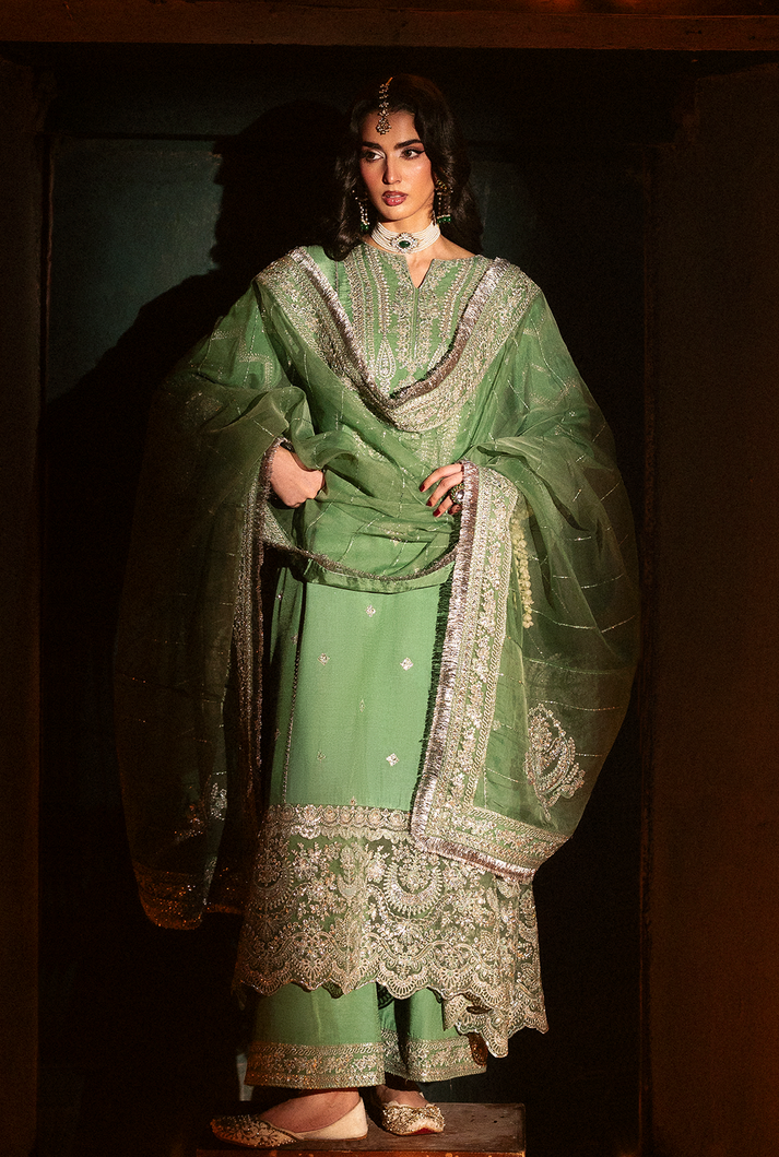 Saad Shaikh | Singhar Premium Silk 26 | AIRA by Saad Shaikh - Designer Dress  - Type : Ladies Clothes - Available at Libayah - 100% Original 