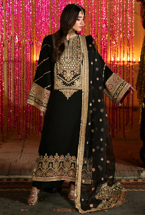 Saad Shaikh | Singhar Premium Silk 25 | YASMIN by Saad Shaikh - Designer Dress  - Type : Ladies Clothes - Available at Libayah - 100% Original 