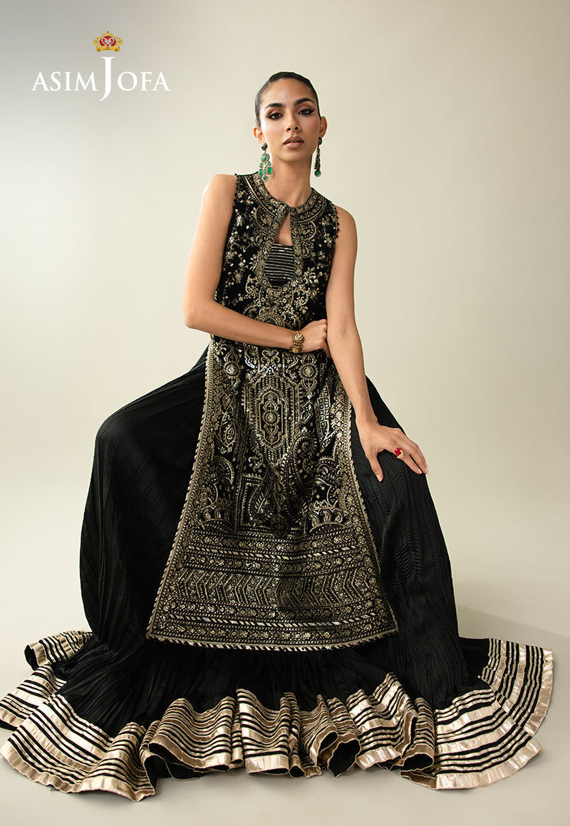 Asim Jofa | Makhmal Velvet 25 | AJULM-01 by Asim Jofa - Designer Dress  - Type : Ladies Clothes - Available at Libayah - 100% Original 