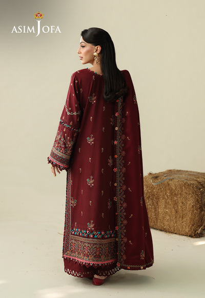 Asim Jofa | Kashmiri Collection 25 | AJULK-08 by Asim Jofa - Designer Dress  - Type : Ladies Clothes - Available at Libayah - 100% Original 