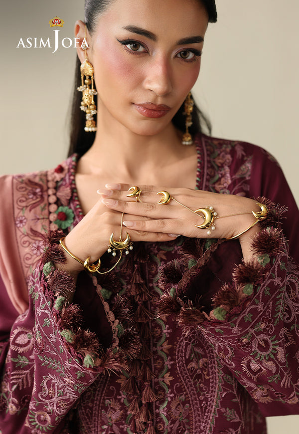 Asim Jofa | Kashmiri Collection 25 | AJULK-06 by Asim Jofa - Designer Dress  - Type : Ladies Clothes - Available at Libayah - 100% Original 