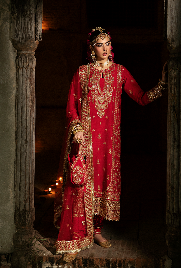 Saad Shaikh | Singhar Premium Silk 26 | PASHМА by Saad Shaikh - Designer Dress  - Type : Ladies Clothes - Available at Libayah - 100% Original 