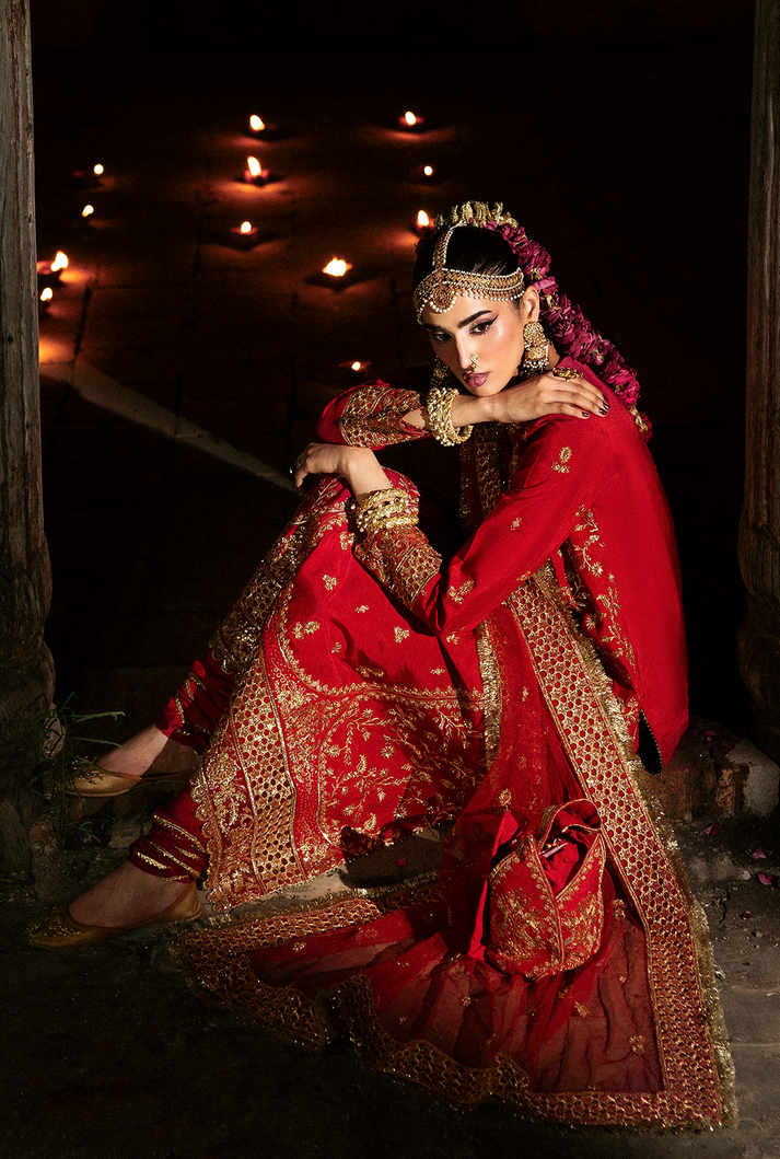Saad Shaikh | Singhar Premium Silk 26 | PASHМА by Saad Shaikh - Designer Dress  - Type : Ladies Clothes - Available at Libayah - 100% Original 