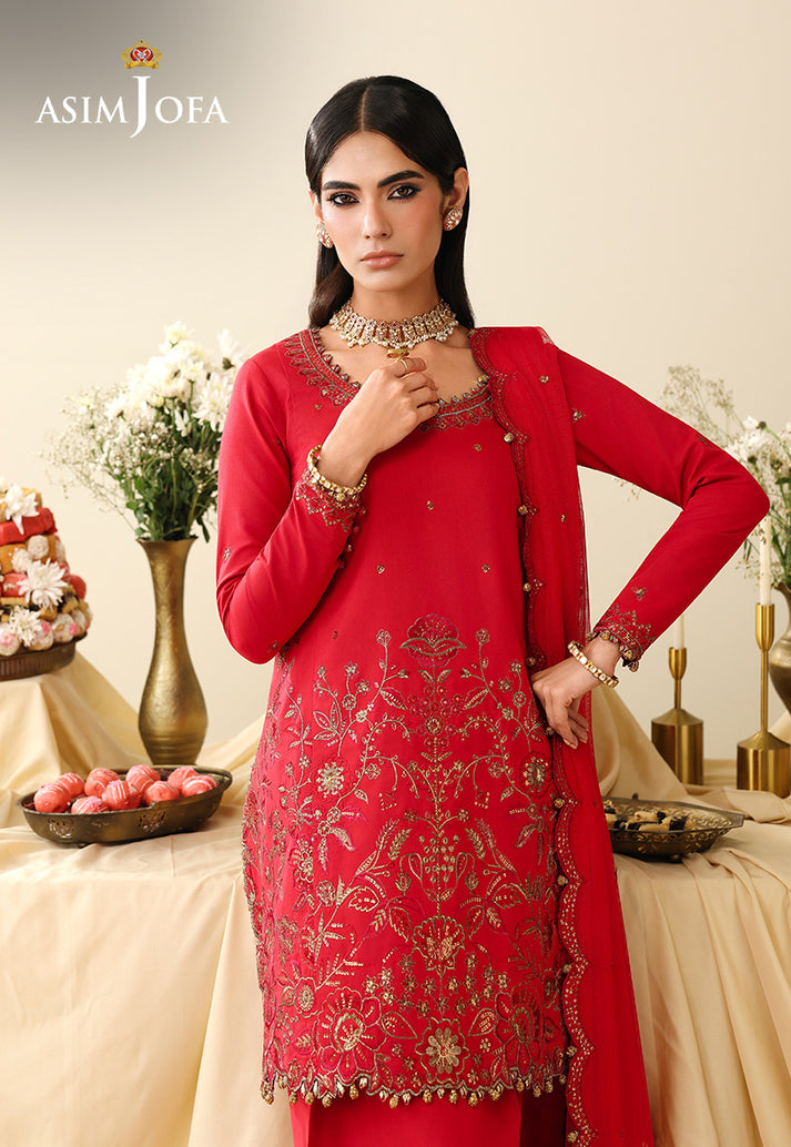 Asim Jofa | Luxury Formals 26 | AJULIH-08 by Asim Jofa - Designer Dress  - Type : Ladies Clothes - Available at Libayah - 100% Original 