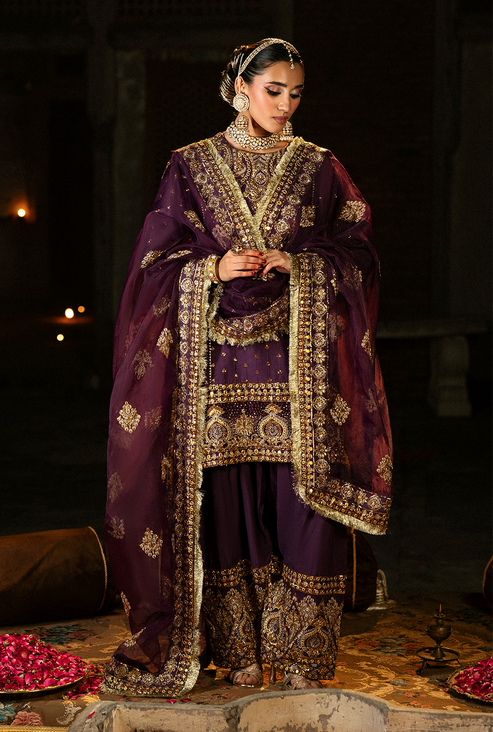 Saad Shaikh | Singhar Premium Silk 25 | ARJUMAAND by Saad Shaikh - Designer Dress  - Type : Ladies Clothes - Available at Libayah - 100% Original 