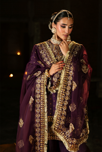 Saad Shaikh | Singhar Premium Silk 26 | ARJUMAAND by Saad Shaikh - Designer Dress  - Type : Ladies Clothes - Available at Libayah - 100% Original 