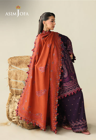 Asim Jofa | Kashmiri Collection 25 | AJULK-05 by Asim Jofa - Designer Dress  - Type : Ladies Clothes - Available at Libayah - 100% Original 