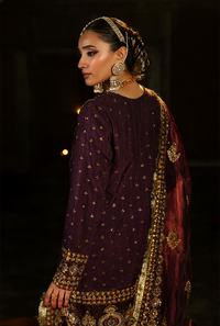 Saad Shaikh | Singhar Premium Silk 26 | ARJUMAAND by Saad Shaikh - Designer Dress  - Type : Ladies Clothes - Available at Libayah - 100% Original 