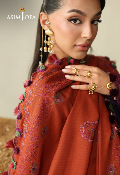 Asim Jofa | Kashmiri Collection 25 | AJULK-05 by Asim Jofa - Designer Dress  - Type : Ladies Clothes - Available at Libayah - 100% Original 