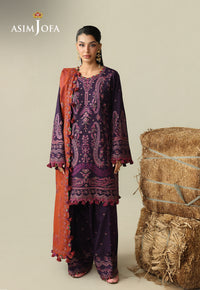 Asim Jofa | Kashmiri Collection 25 | AJULK-05 by Asim Jofa - Designer Dress  - Type : Ladies Clothes - Available at Libayah - 100% Original 