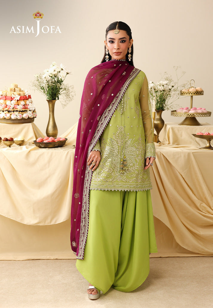 Asim Jofa | Luxury Formals 26 | AJULIH-10 by Asim Jofa - Designer Dress  - Type : Ladies Clothes - Available at Libayah - 100% Original 