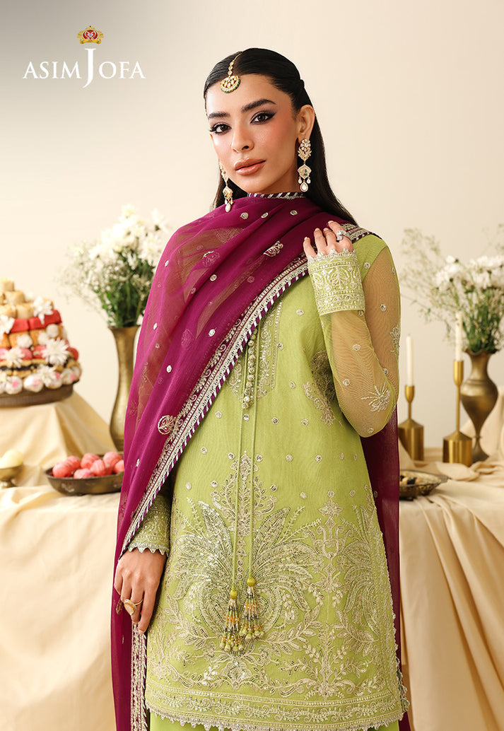 Asim Jofa | Luxury Formals 26 | AJULIH-10 by Asim Jofa - Designer Dress  - Type : Ladies Clothes - Available at Libayah - 100% Original 