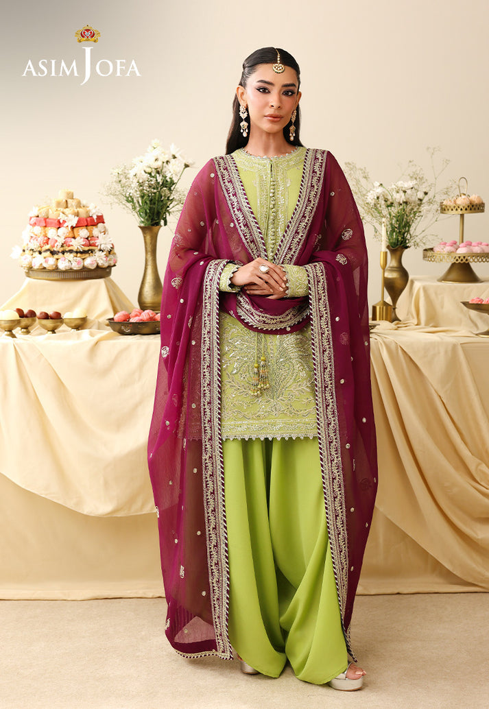 Asim Jofa | Luxury Formals 26 | AJULIH-10 by Asim Jofa - Designer Dress  - Type : Ladies Clothes - Available at Libayah - 100% Original 