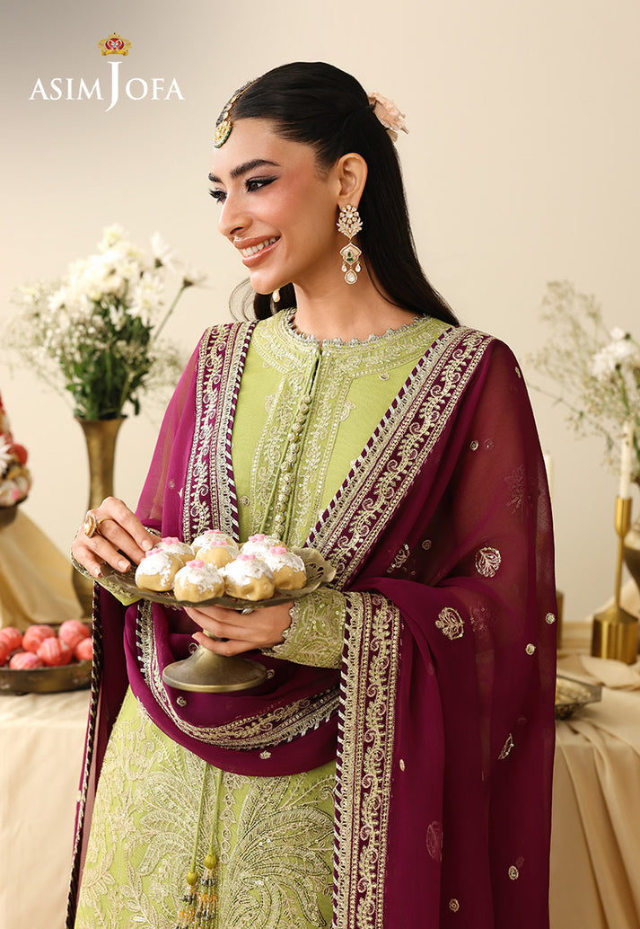 Asim Jofa | Luxury Formals 26 | AJULIH-10 by Asim Jofa - Designer Dress  - Type : Ladies Clothes - Available at Libayah - 100% Original 