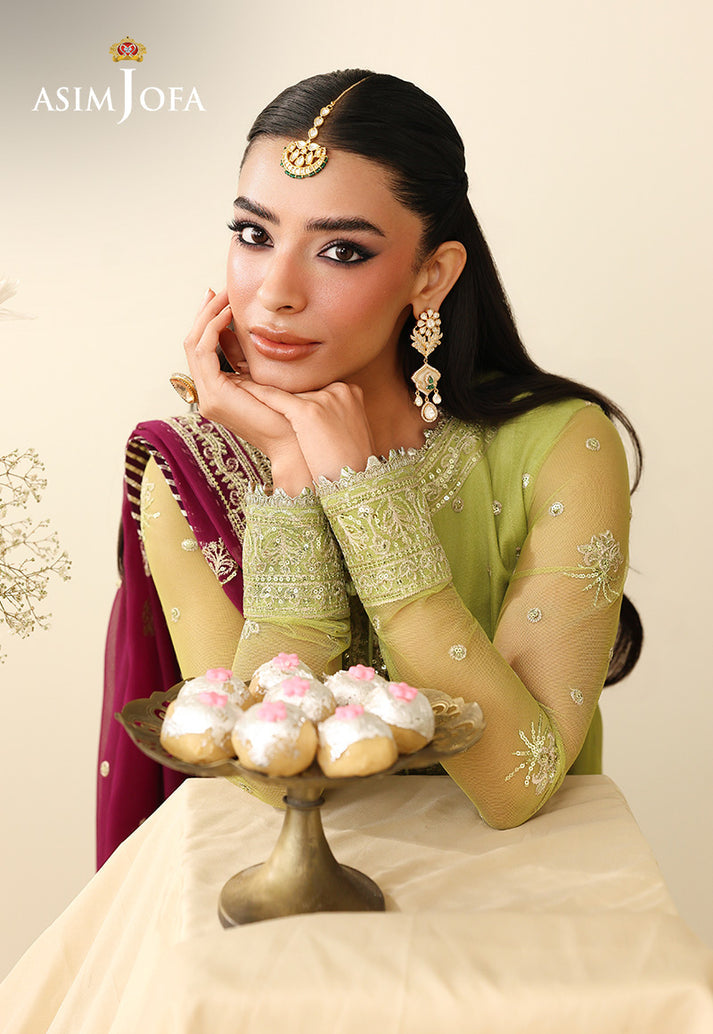 Asim Jofa | Luxury Formals 26 | AJULIH-10 by Asim Jofa - Designer Dress  - Type : Ladies Clothes - Available at Libayah - 100% Original 