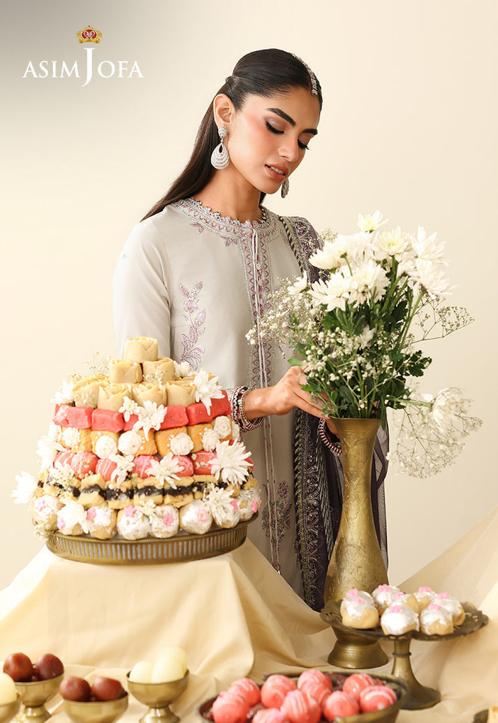 Asim Jofa | Luxury Formals 26 | AJULIH-09 by Asim Jofa - Designer Dress  - Type : Ladies Clothes - Available at Libayah - 100% Original 