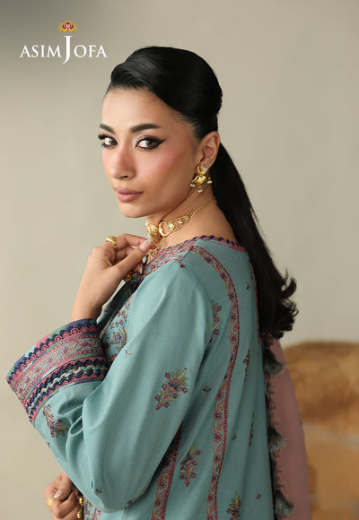 Asim Jofa | Kashmiri Collection 25 | AJULK-03 by Asim Jofa - Designer Dress  - Type : Ladies Clothes - Available at Libayah - 100% Original 