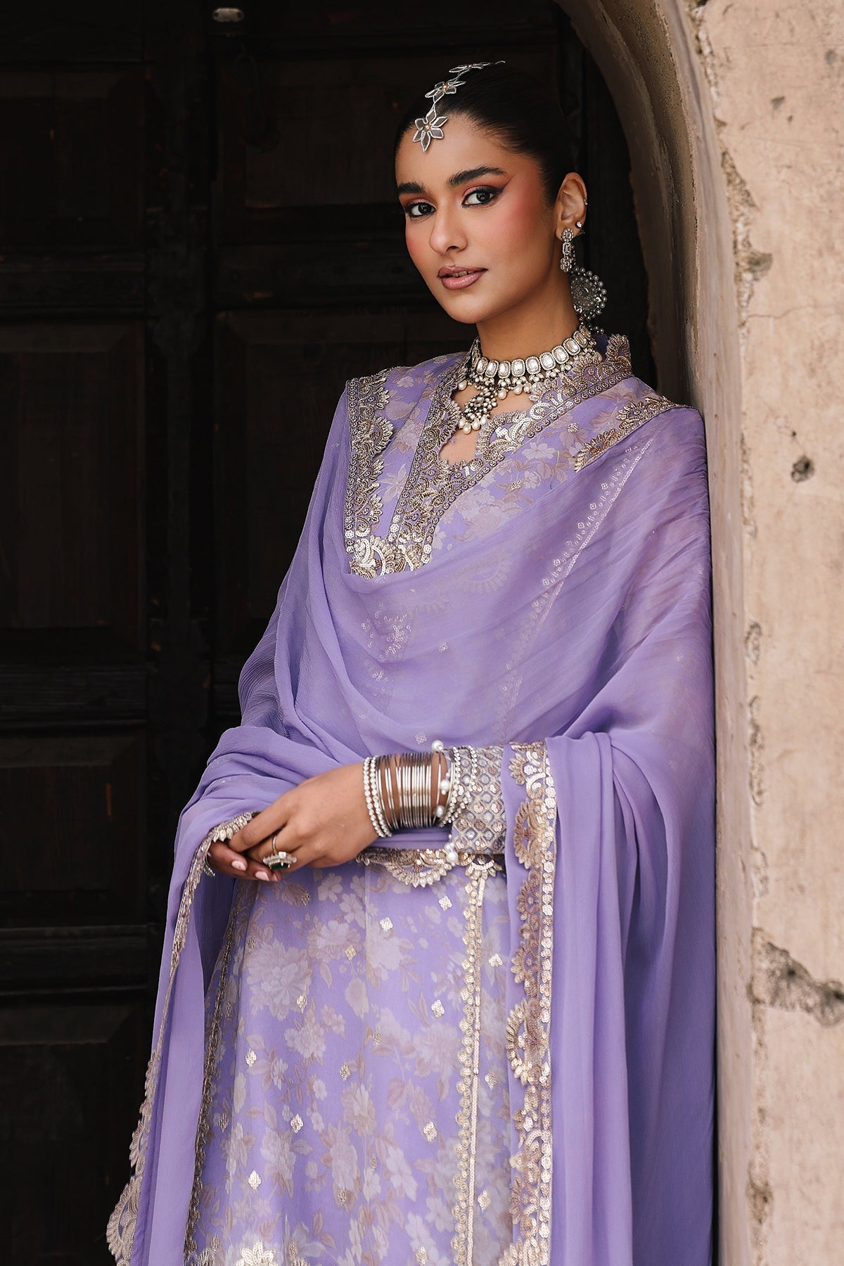 Charizma | Vasal Chiffon | VSL6-11 by Charizma - Designer Dress  - Type : Ladies Clothes - Available at Libayah - 100% Original 