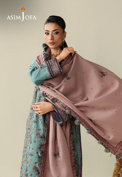 Asim Jofa | Kashmiri Collection 25 | AJULK-03 by Asim Jofa - Designer Dress  - Type : Ladies Clothes - Available at Libayah - 100% Original 