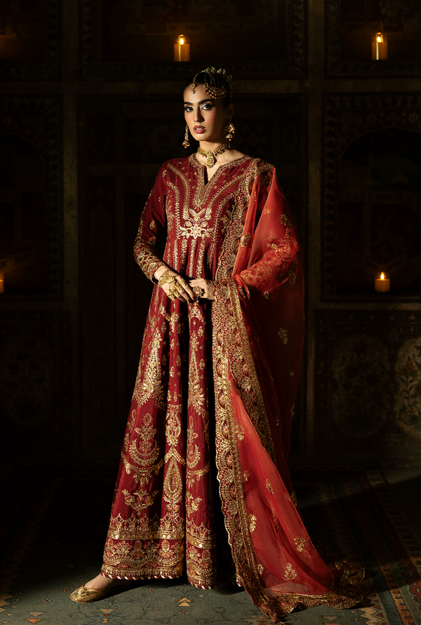 Saad Shaikh | Singhar Premium Silk 26 | SHAZMA by Saad Shaikh - Designer Dress  - Type : Ladies Clothes - Available at Libayah - 100% Original 