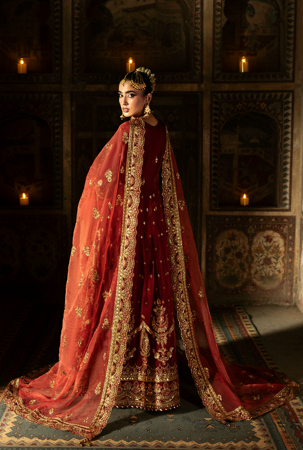 Saad Shaikh | Singhar Premium Silk 26 | SHAZMA by Saad Shaikh - Designer Dress  - Type : Ladies Clothes - Available at Libayah - 100% Original 