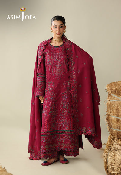 Asim Jofa | Kashmiri Collection 25 | AJULK-07 by Asim Jofa - Designer Dress  - Type : Ladies Clothes - Available at Libayah - 100% Original 