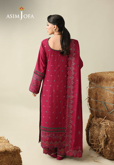 Asim Jofa | Kashmiri Collection 25 | AJULK-07 by Asim Jofa - Designer Dress  - Type : Ladies Clothes - Available at Libayah - 100% Original 