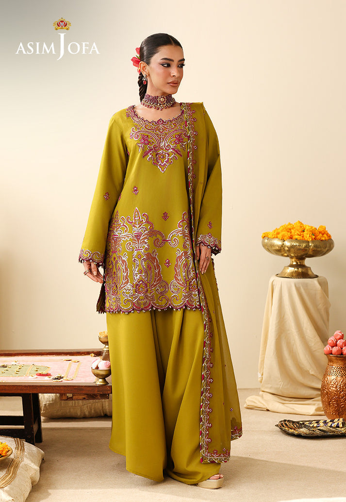 Asim Jofa | Luxury Formals 26 | AJULIH-07 by Asim Jofa - Designer Dress  - Type : Ladies Clothes - Available at Libayah - 100% Original 