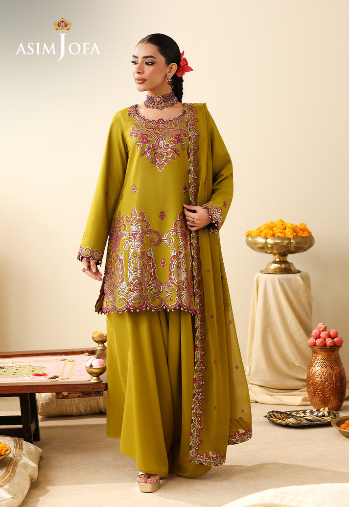 Asim Jofa | Luxury Formals 26 | AJULIH-07 by Asim Jofa - Designer Dress  - Type : Ladies Clothes - Available at Libayah - 100% Original 