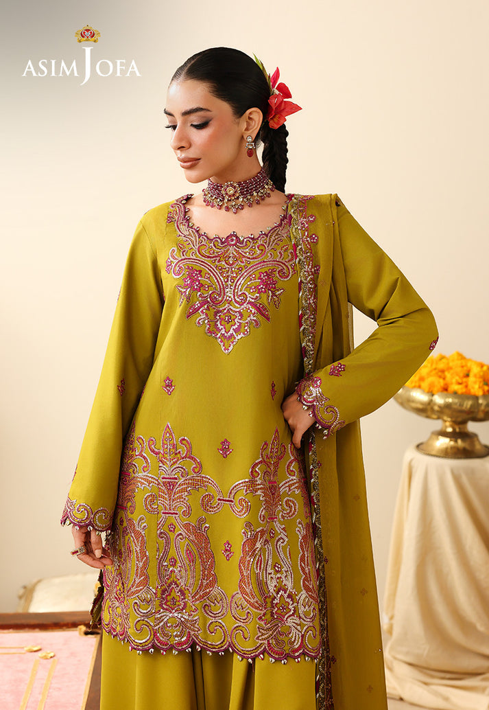 Asim Jofa | Luxury Formals 26 | AJULIH-07 by Asim Jofa - Designer Dress  - Type : Ladies Clothes - Available at Libayah - 100% Original 