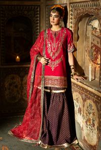 Saad Shaikh | Singhar Premium Silk 25 | GULRUKH by Saad Shaikh - Designer Dress  - Type : Ladies Clothes - Available at Libayah - 100% Original 