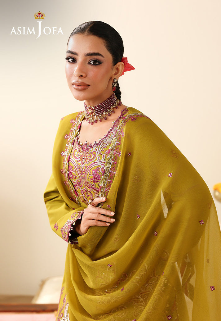Asim Jofa | Luxury Formals 26 | AJULIH-07 by Asim Jofa - Designer Dress  - Type : Ladies Clothes - Available at Libayah - 100% Original 