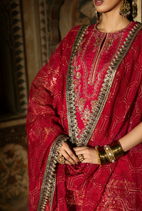 Saad Shaikh | Singhar Premium Silk 26 | GULRUKH by Saad Shaikh - Designer Dress  - Type : Ladies Clothes - Available at Libayah - 100% Original 