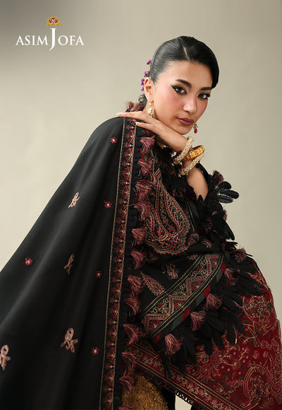 Asim Jofa | Kashmiri Collection 25 | AJULK-01 by Asim Jofa - Designer Dress  - Type : Ladies Clothes - Available at Libayah - 100% Original 