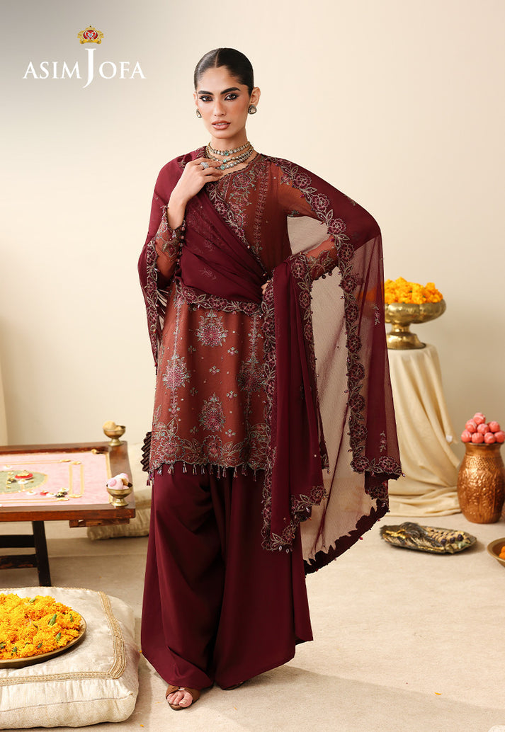 Asim Jofa | Luxury Formals 26 | AJULIH-03 by Asim Jofa - Designer Dress  - Type : Ladies Clothes - Available at Libayah - 100% Original 