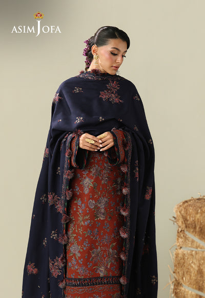 Asim Jofa | Kashmiri Collection 25 | AJULK-02 by Asim Jofa - Designer Dress  - Type : Ladies Clothes - Available at Libayah - 100% Original 