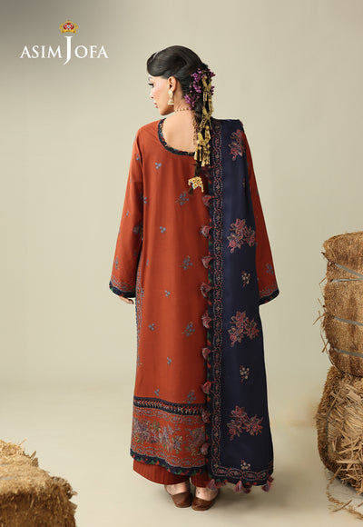 Asim Jofa | Kashmiri Collection 25 | AJULK-02 by Asim Jofa - Designer Dress  - Type : Ladies Clothes - Available at Libayah - 100% Original 