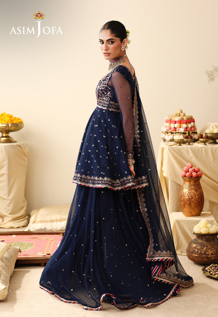 Asim Jofa | Luxury Formals 26 | AJULIH-02 by Asim Jofa - Designer Dress  - Type : Ladies Clothes - Available at Libayah - 100% Original 