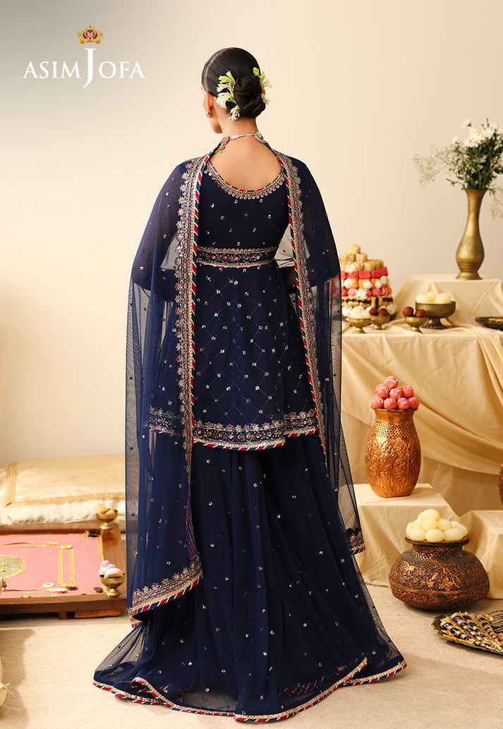 Asim Jofa | Luxury Formals 26 | AJULIH-02 by Asim Jofa - Designer Dress  - Type : Ladies Clothes - Available at Libayah - 100% Original 