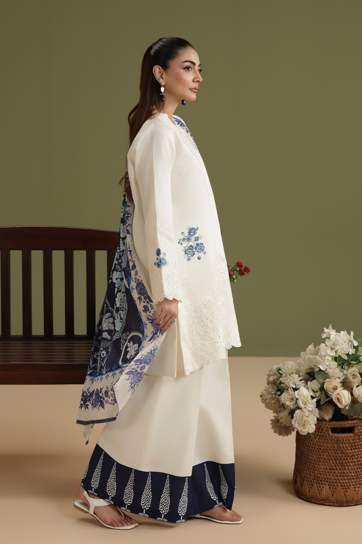 Afrozeh | Basic Pret 26 RTW | NACRE by Afrozeh - Designer Dress  - Type : Ladies Clothes - Available at Libayah - 100% Original 