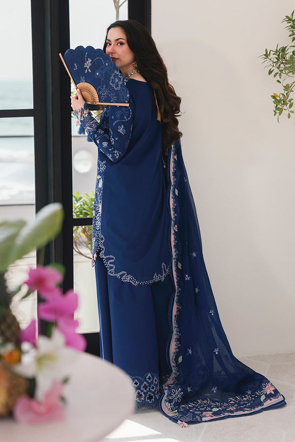 Qalamkar | Sahil Luxury Lawn 26 | SA-16 ESMA by Qalamkar - Designer Dress  - Type : Ladies Clothes - Available at Libayah - 100% Original 