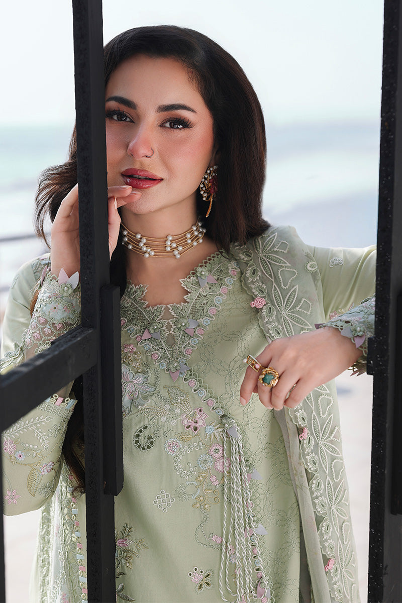 Qalamkar | Sahil Luxury Lawn 26 | SA-12 JIYA by Qalamkar - Designer Dress  - Type : Ladies Clothes - Available at Libayah - 100% Original 