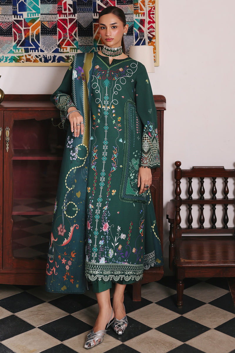 QW-06 (A) KARLA – authentic Pakistani dress from the Qalamkar QPrints Winter 25 collection for women in the UK
