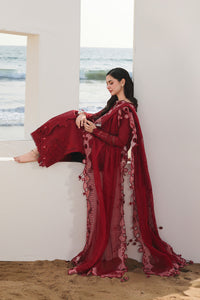 Qalamkar | Sahil Luxury Lawn 26 | SA-14 NELAM by Qalamkar - Designer Dress  - Type : Ladies Clothes - Available at Libayah - 100% Original 