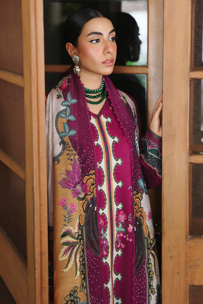 Qalamkar | QPrints Winter 25 | QW-04 (B) LACEY