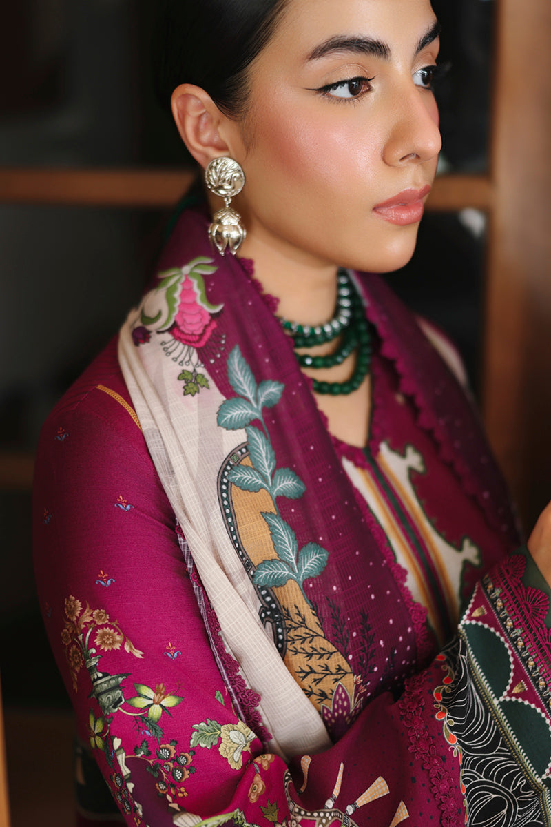 Qalamkar | QPrints Winter 25 | QW-04 (B) LACEY
