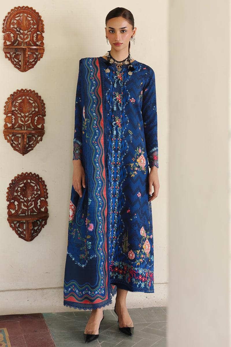 QW-02 (B) SILAS – authentic Pakistani dress from the Qalamkar QPrints Winter 25 collection for women in the UK