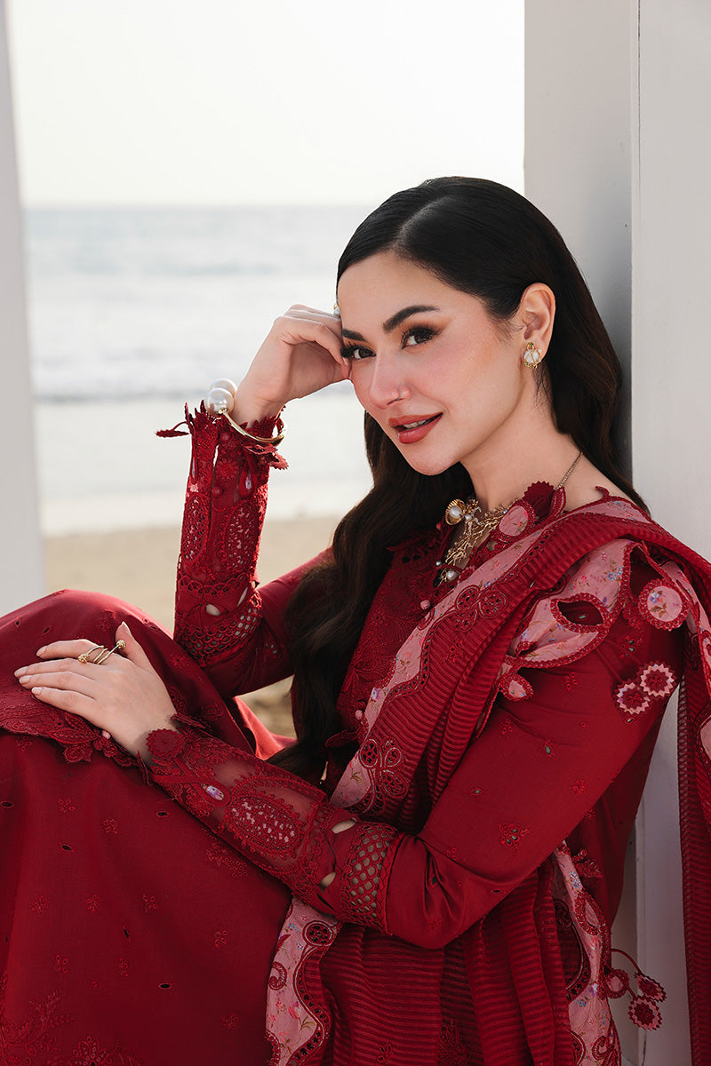 Qalamkar | Sahil Luxury Lawn 26 | SA-14 NELAM by Qalamkar - Designer Dress  - Type : Ladies Clothes - Available at Libayah - 100% Original 